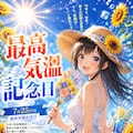 7月25日は「最高気温記念日」と聞いて 3枚目
