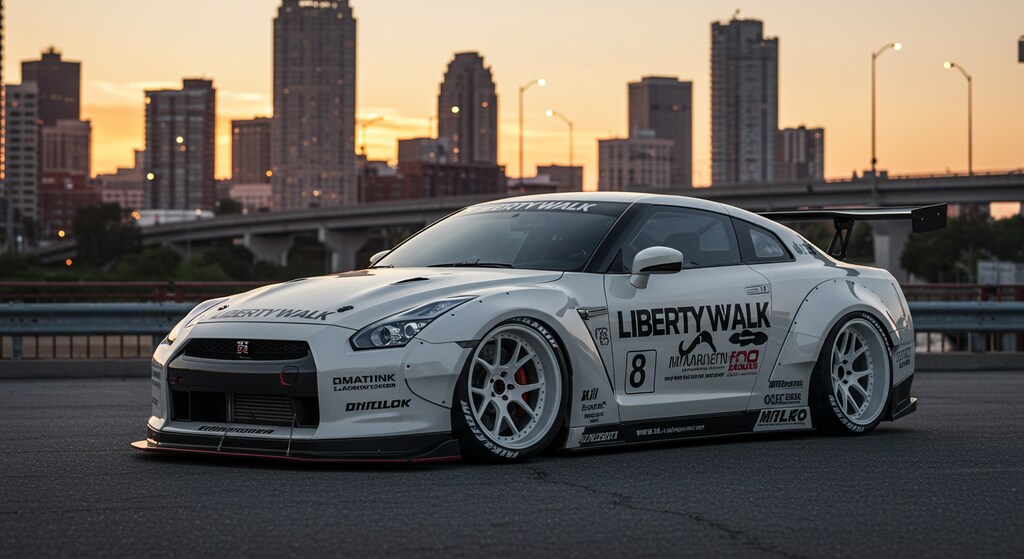 リバティーウォークGT-Rのドリ車
