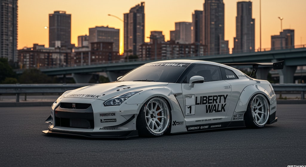 リバティーウォークGT-Rのドリ車