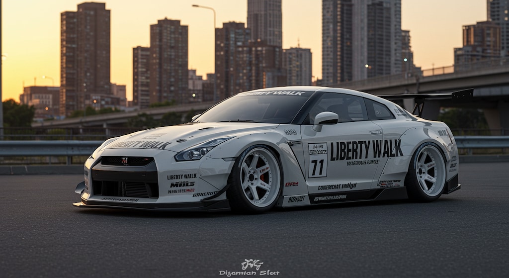 リバティーウォークGT-Rのドリ車