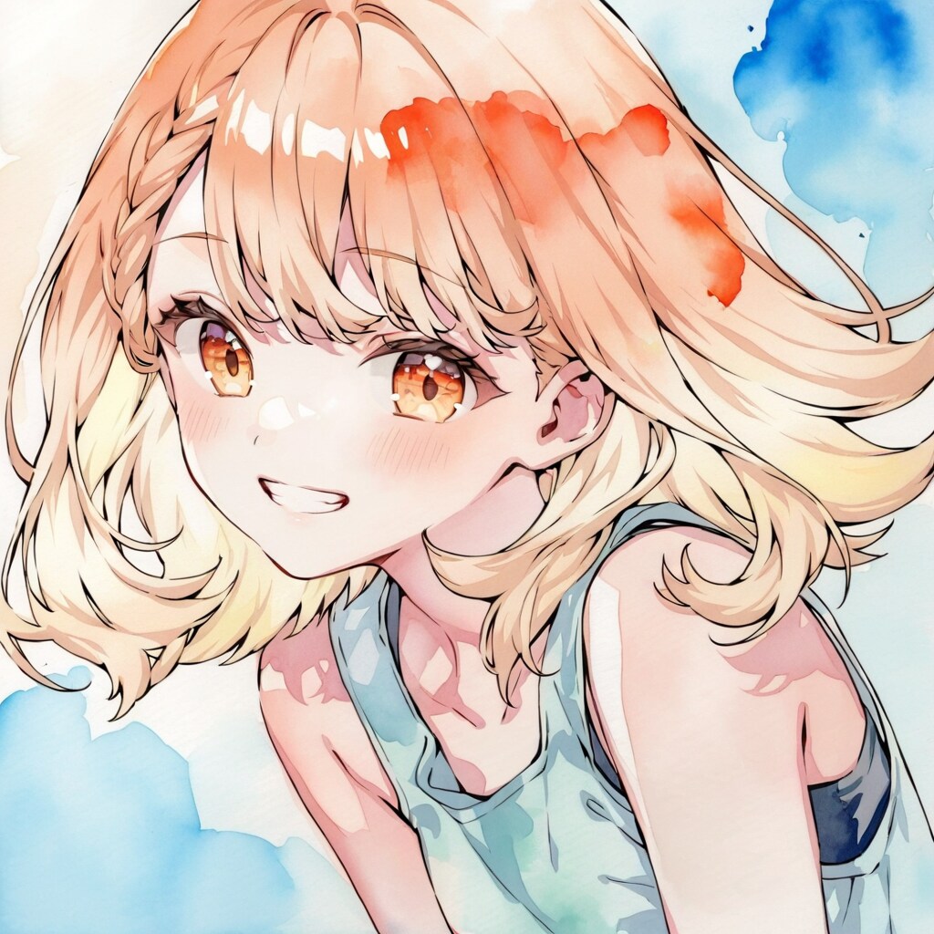 水彩画風4