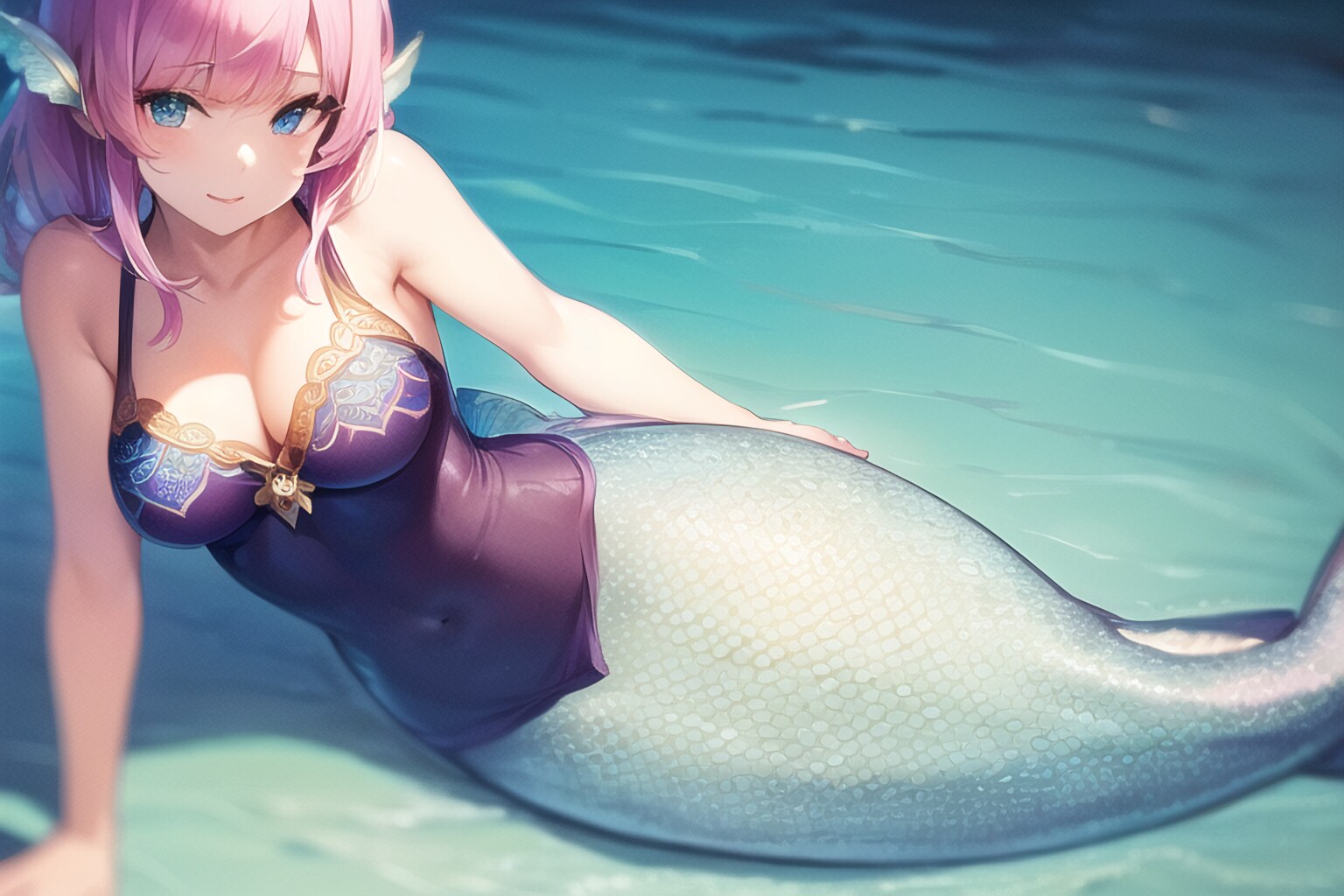 人魚の女の子