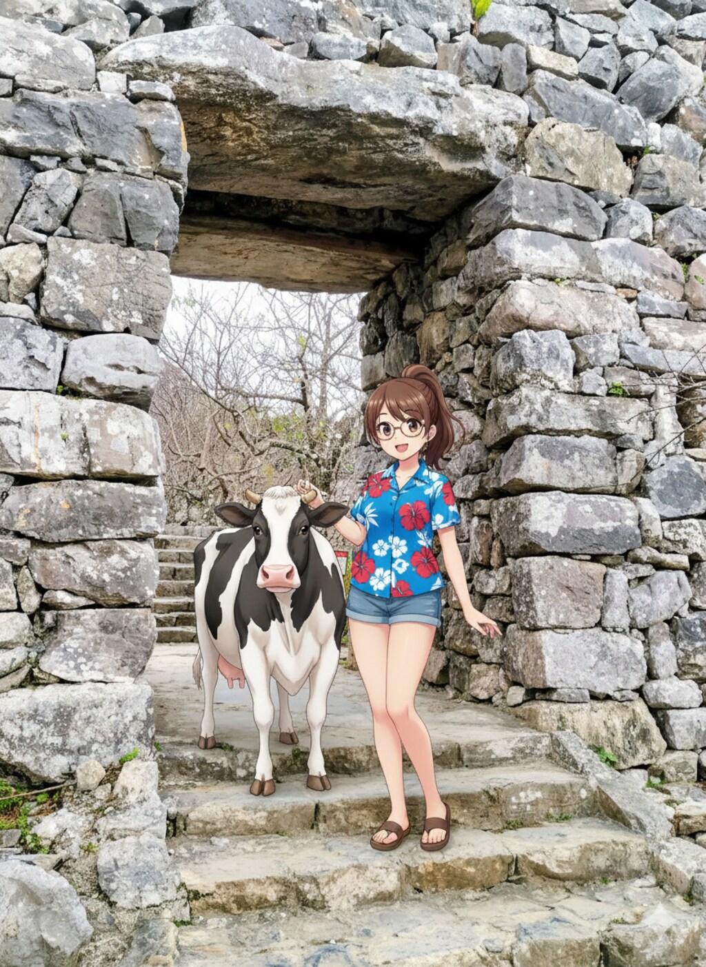 今帰仁(なきじん)城跡／沖縄／日本