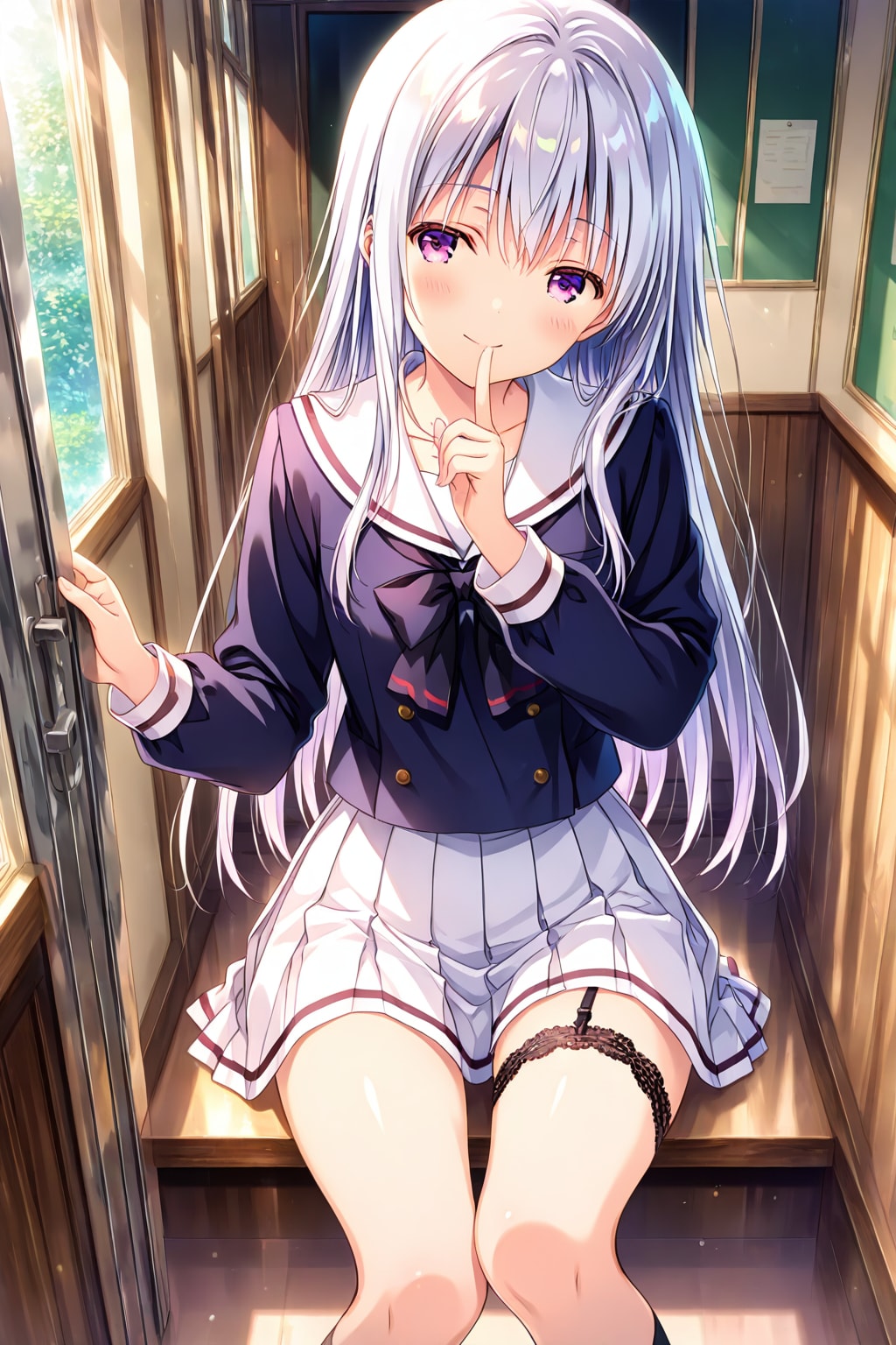 スカートの中、気になる？ | の人気AIイラスト・グラビア