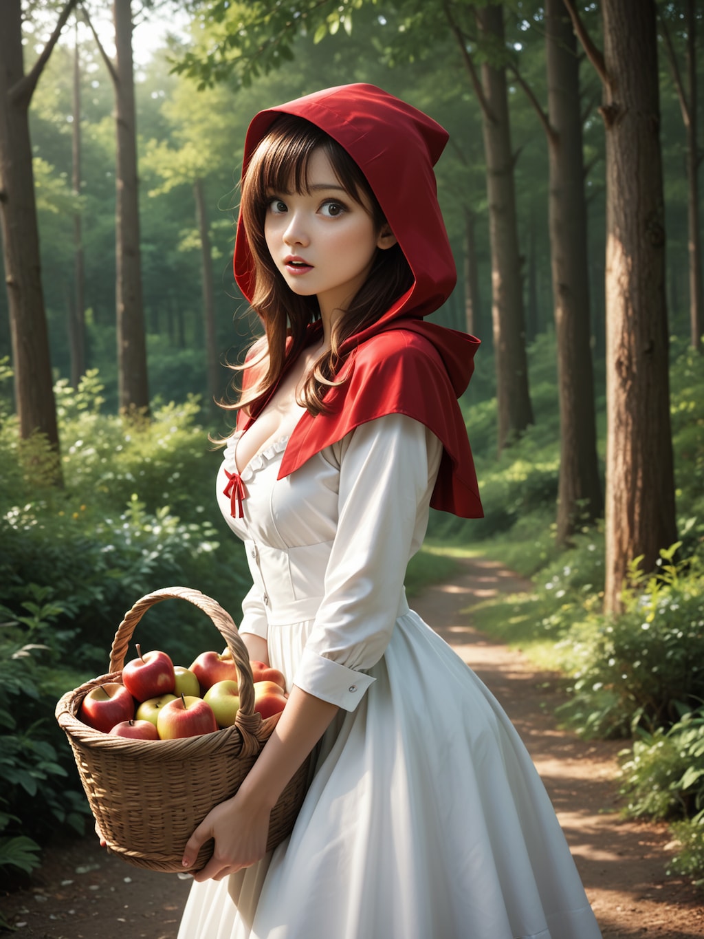 狼と会った赤ずきん