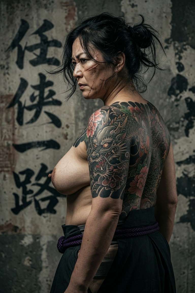 花山薫　侠客立ち