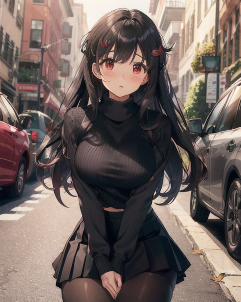 黒髪ロングお姉さん