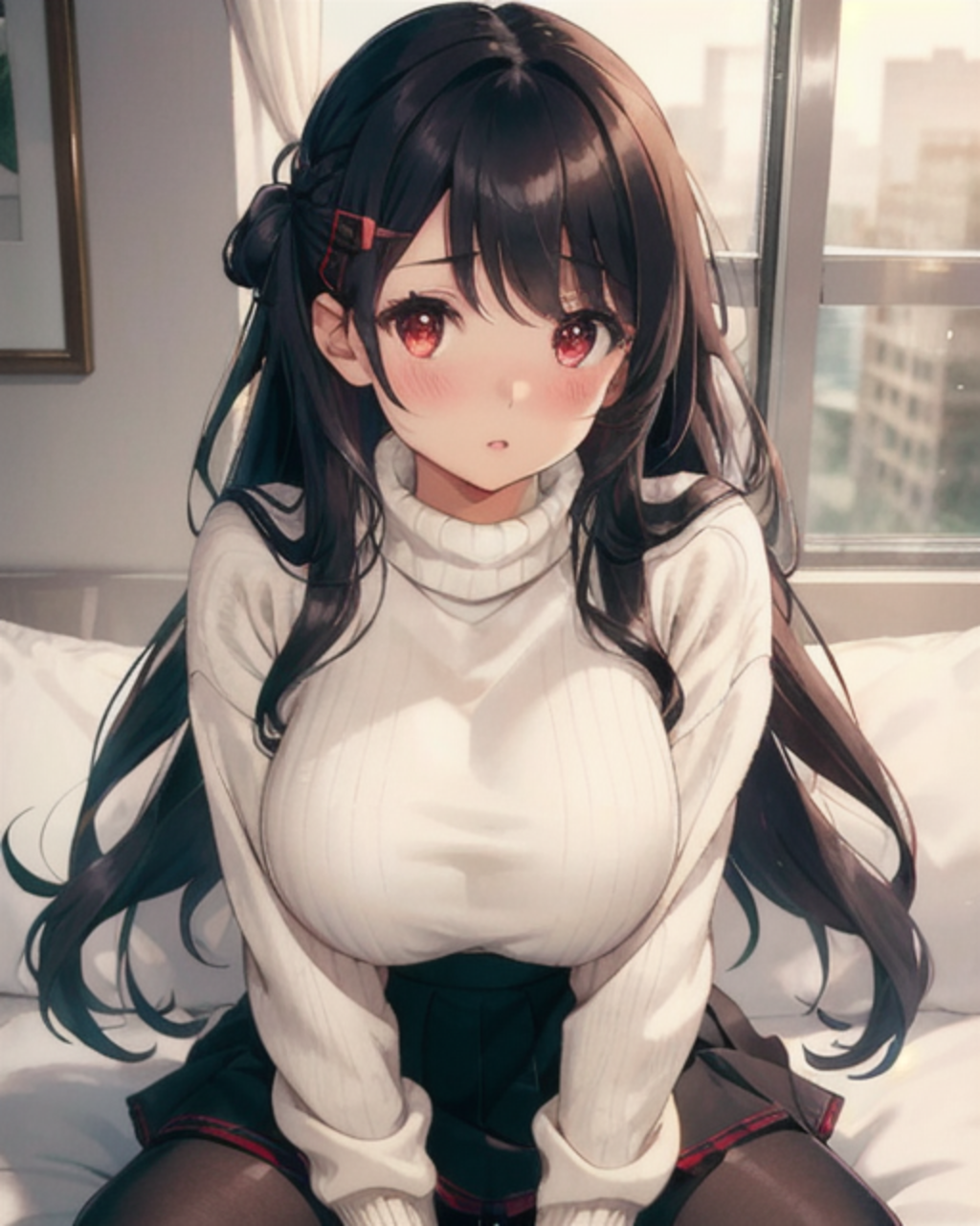 黒髪ロングお姉さん