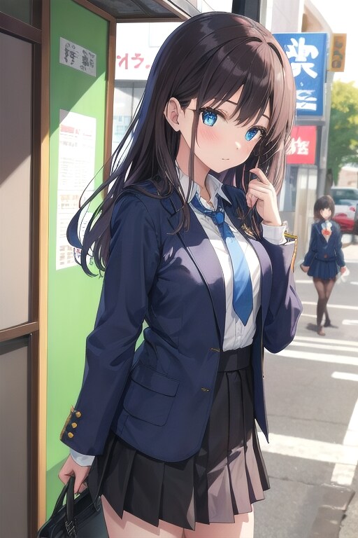 ブレザーの女の子１１