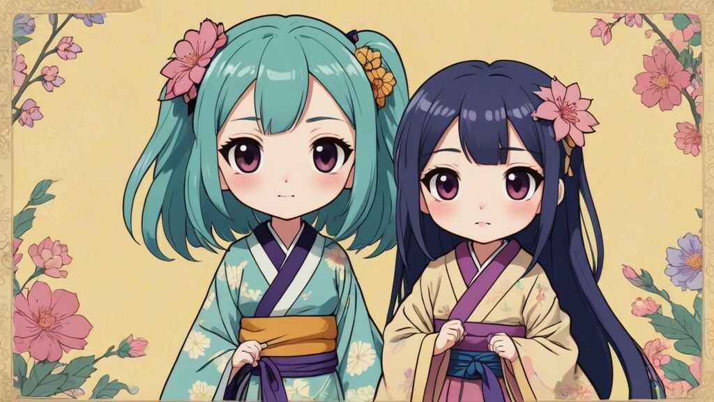 花咲く、和の君たち。