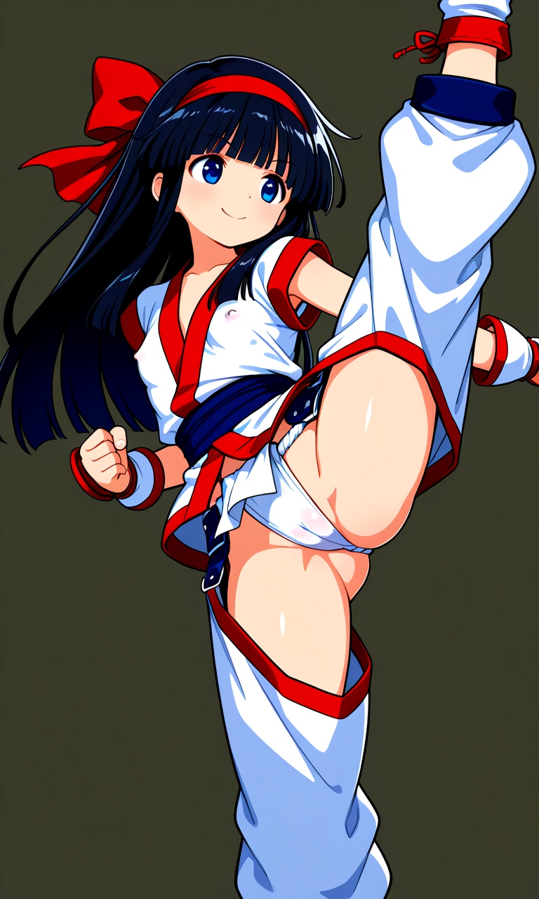 ふんどしナコルルのハイキック