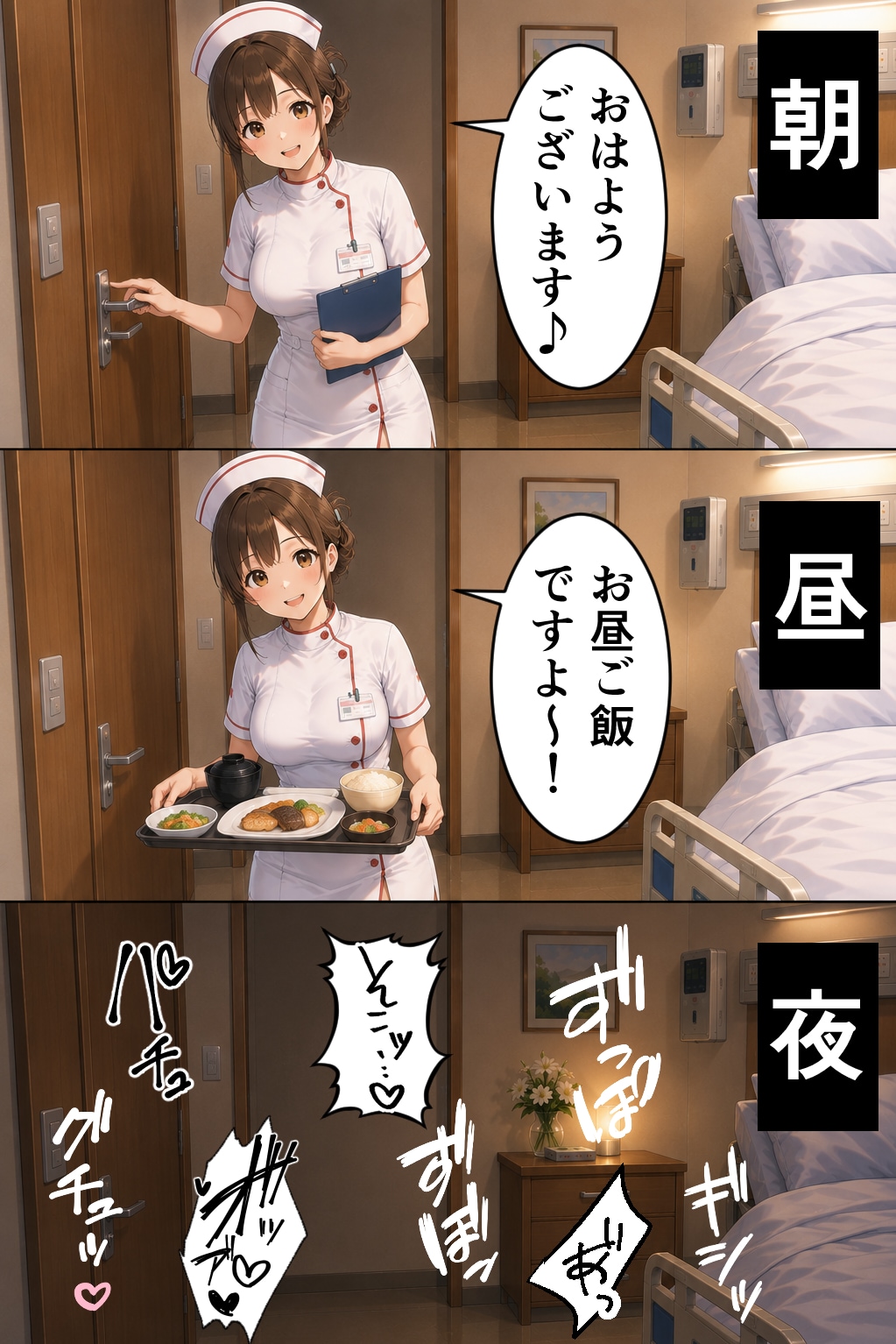 【ナースあるある】朝昼夜の顔