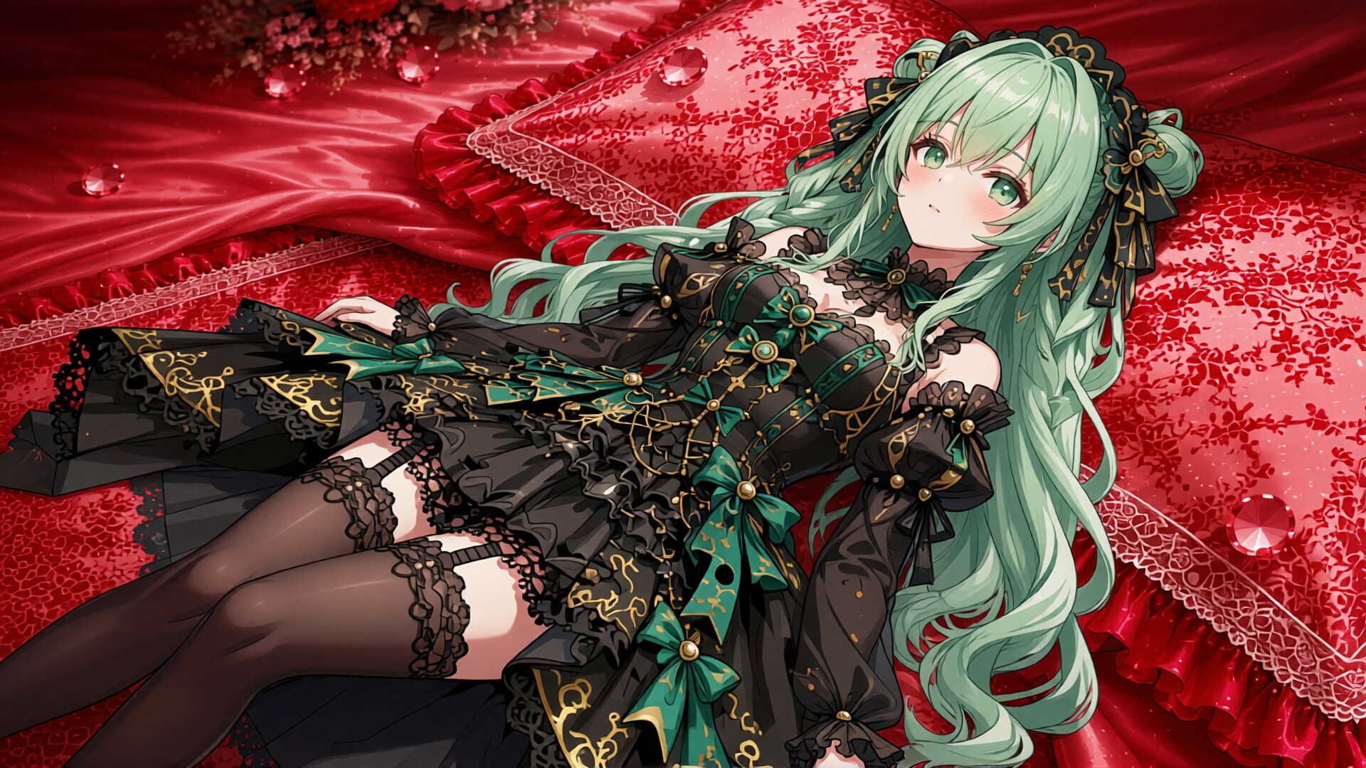 緑髪少女とドレス　その1-2