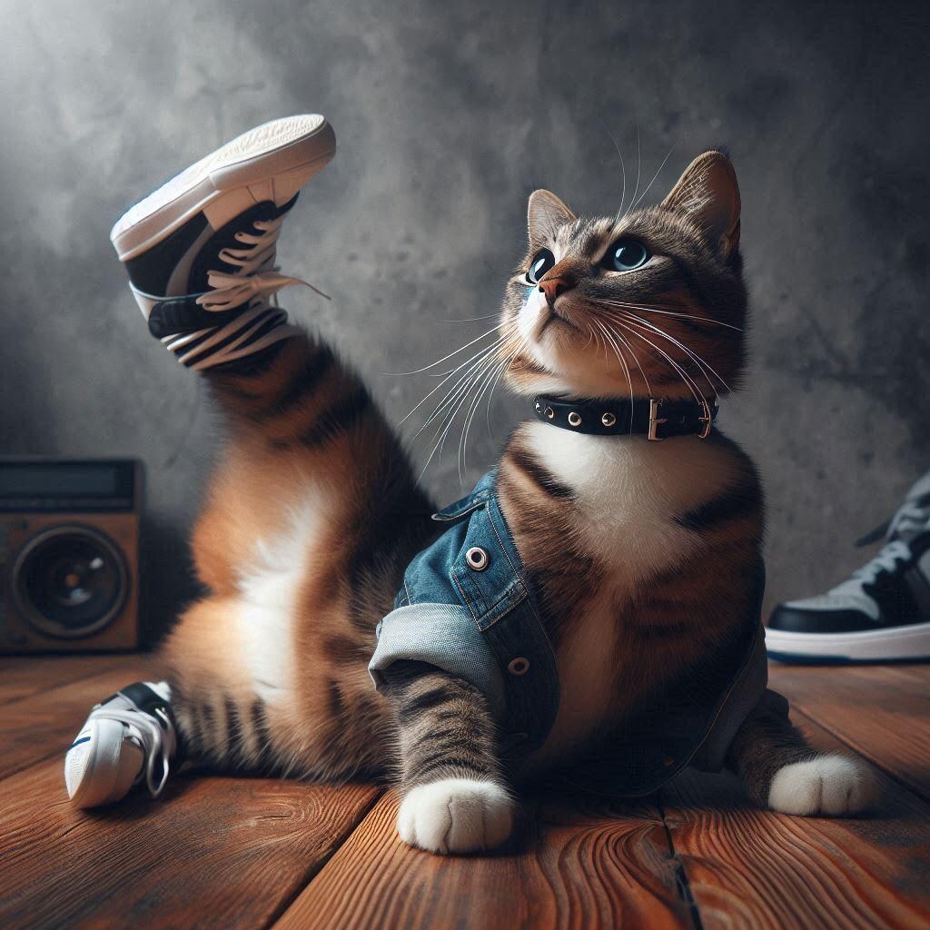 チョーカーを付けた猫