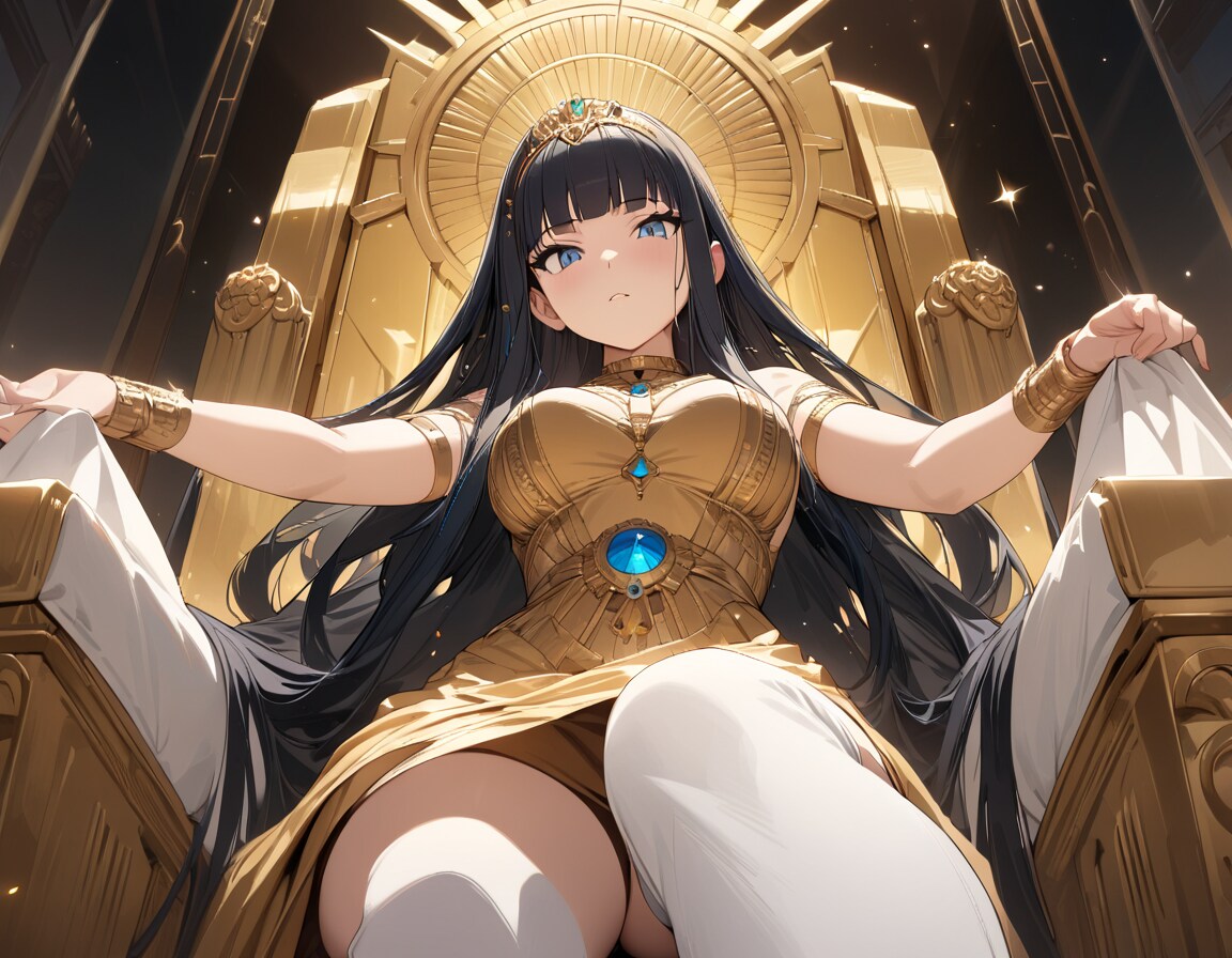 玉座のクレオパトラ