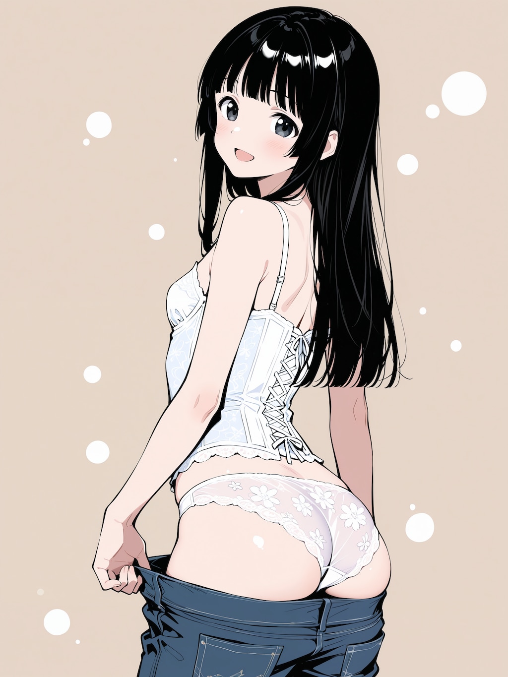 真由ちゃんの下着姿