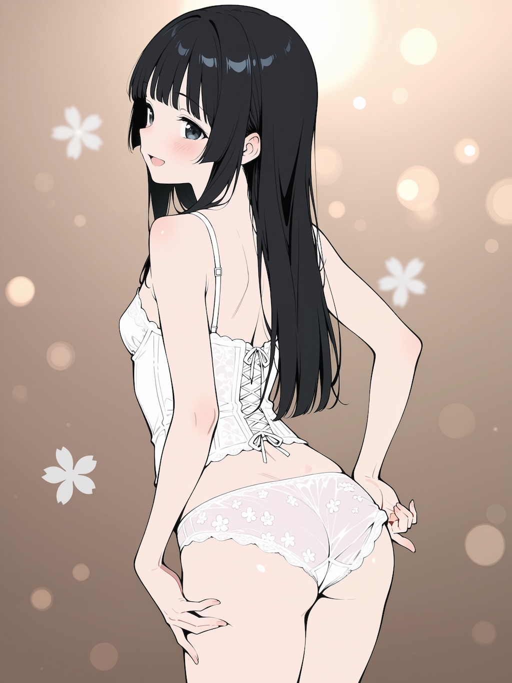 真由ちゃんの下着姿