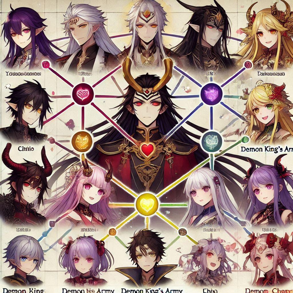 魔王軍の相関図