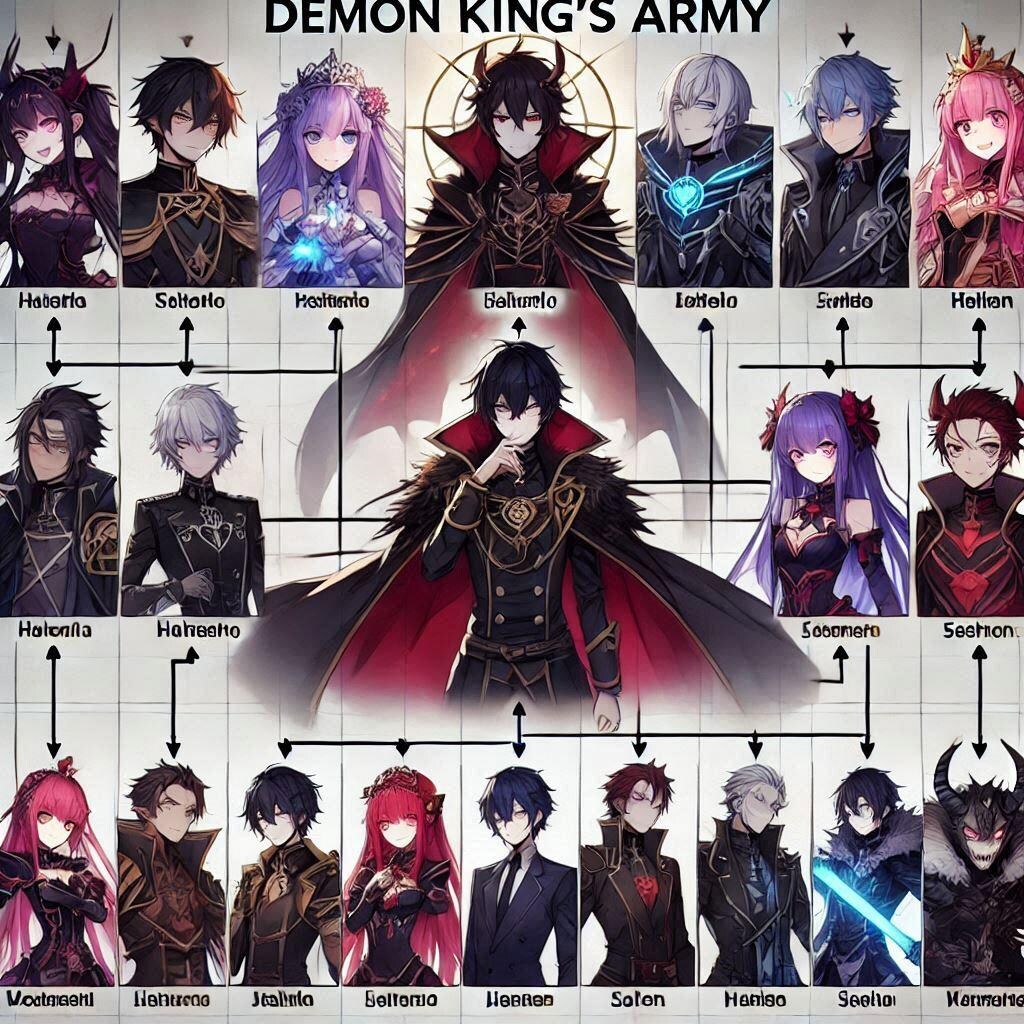 魔王軍の相関図