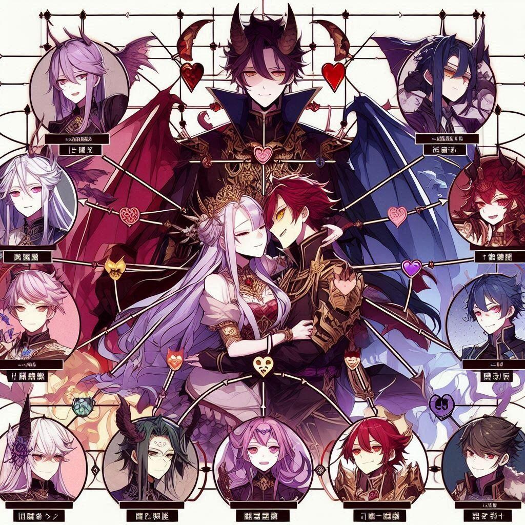 魔王軍の相関図