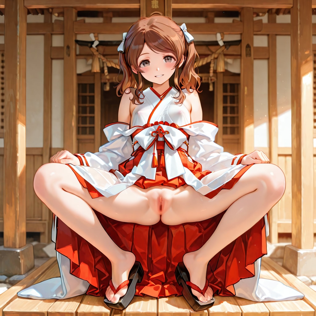 中多紗江の巫女さん