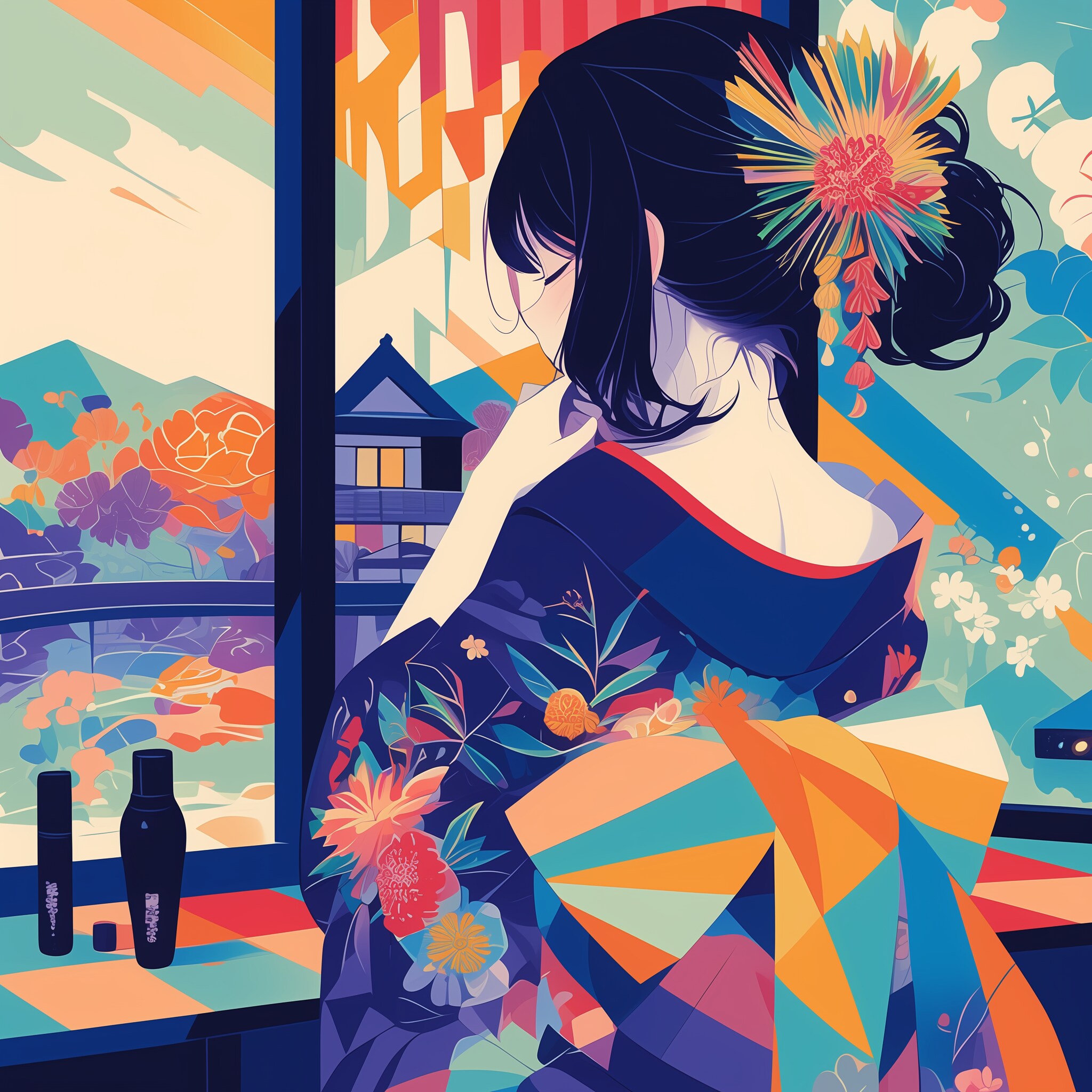 うなじ美人 | の人気AIイラスト・グラビア