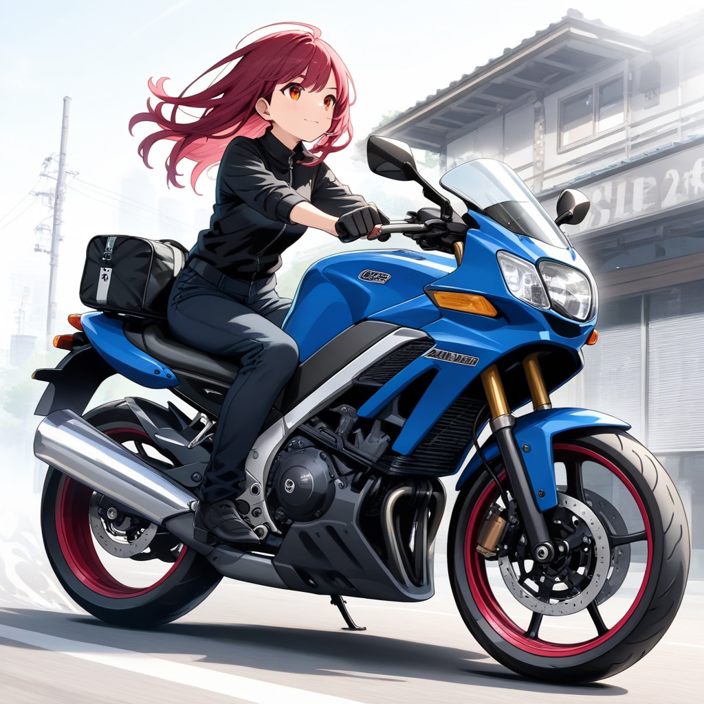 バイク好き彼女