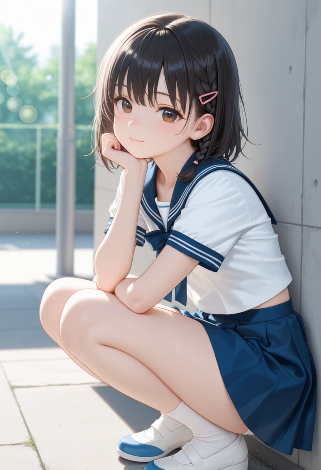 黒髪の美少女(R-15)(390)