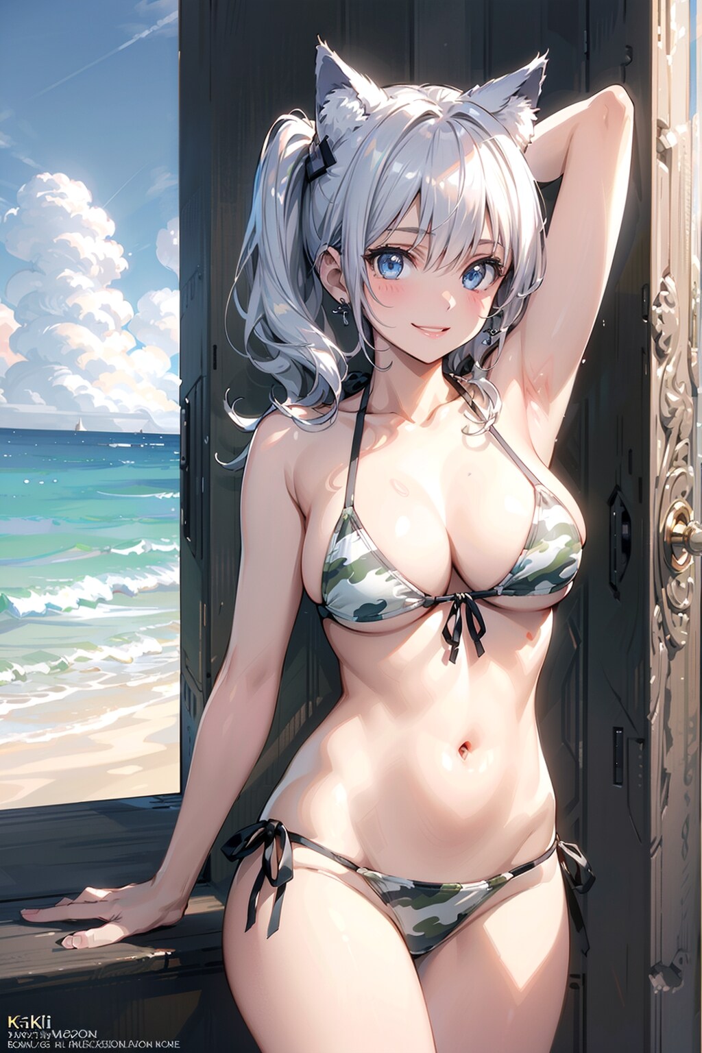 モデルポージングウルフちゃん🐺📸
