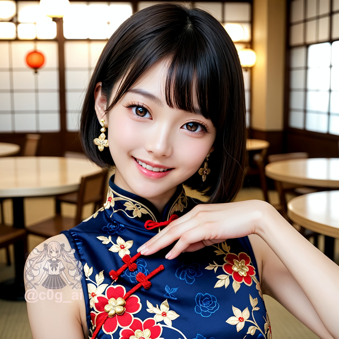 チャイナドレスのつむちゃん