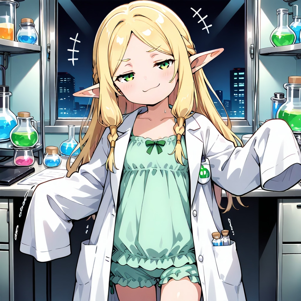 ろりばばあエルフ科学者