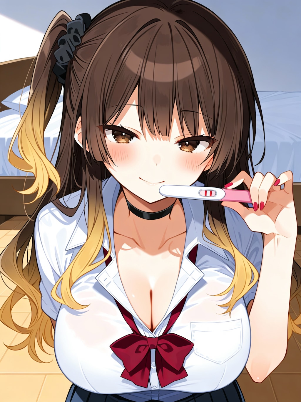 Seedream4.5妊娠検査薬コラ　イラスト版