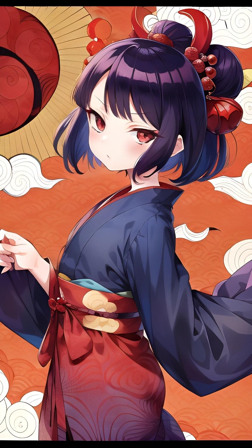 着物少女①