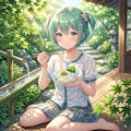今日のお昼はそうめんです 2枚目