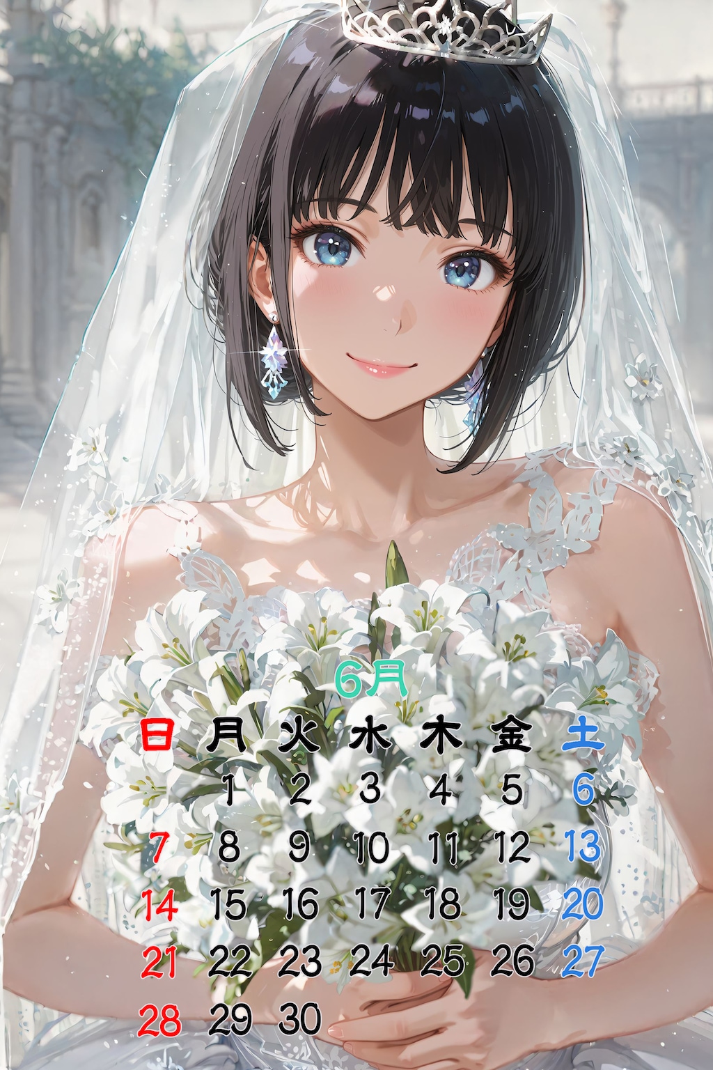 2026年６月カレンダー
