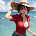 海賊王に俺はなる！ルフィ女体化 10枚目