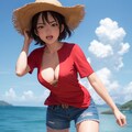 海賊王に俺はなる！ルフィ女体化 9枚目