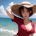 海賊王に俺はなる！ルフィ女体化 4枚目