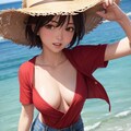 海賊王に俺はなる！ルフィ女体化 3枚目