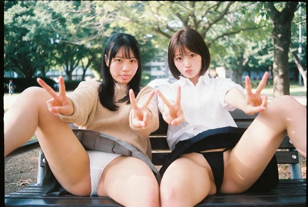 公園女子大生パンチラ③