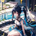 避暑中のお嬢様 2枚目