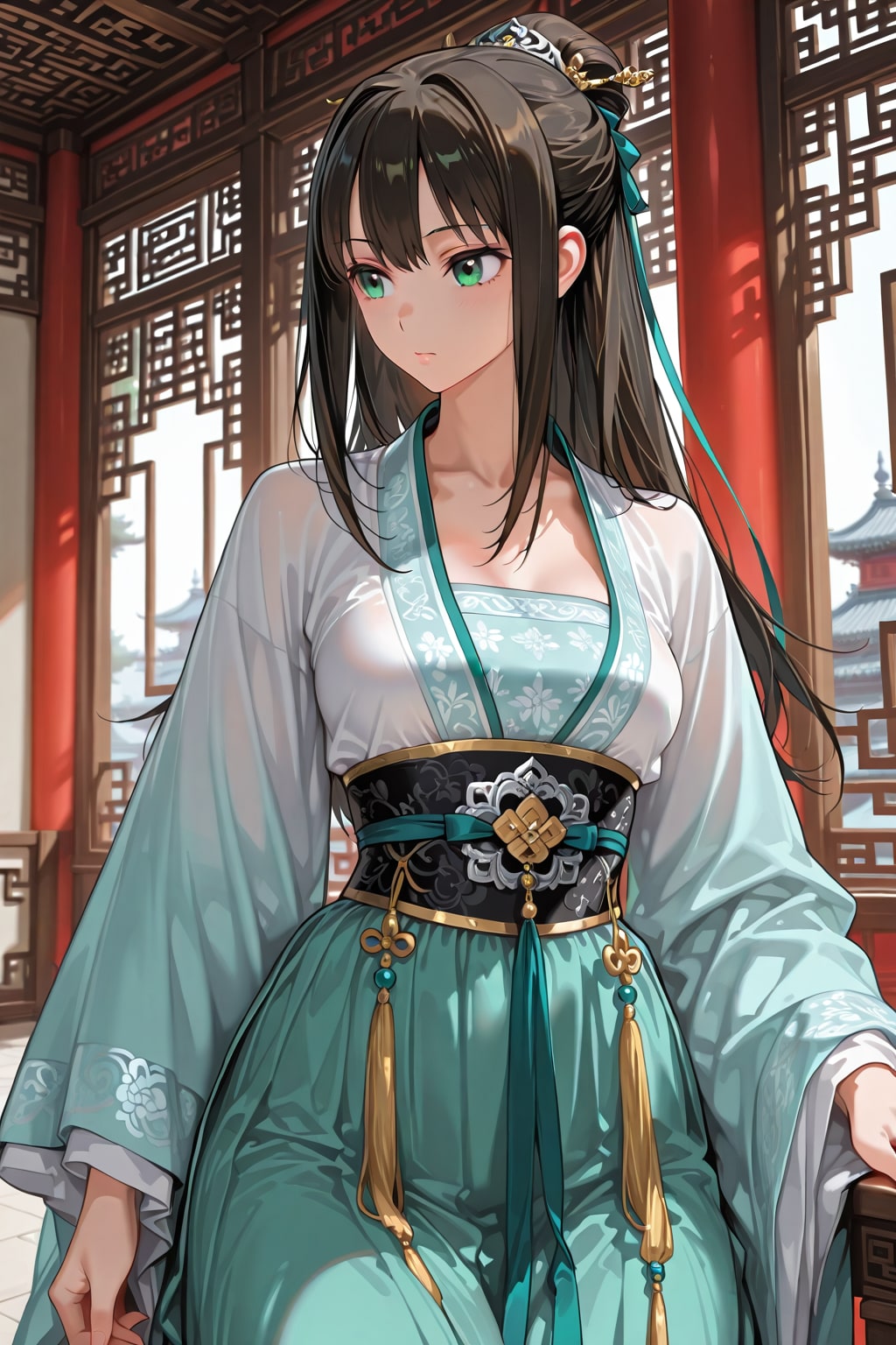 漢服のしぶりん(ちちぷい版) | の人気AIイラスト・グラビア