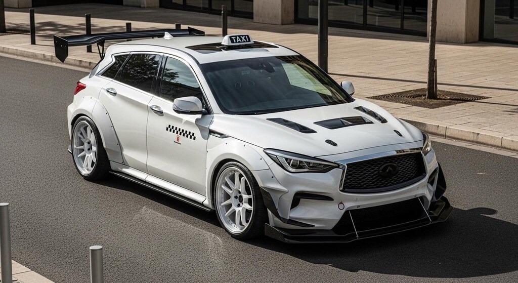 インフィニティFXタクシーのドリ車