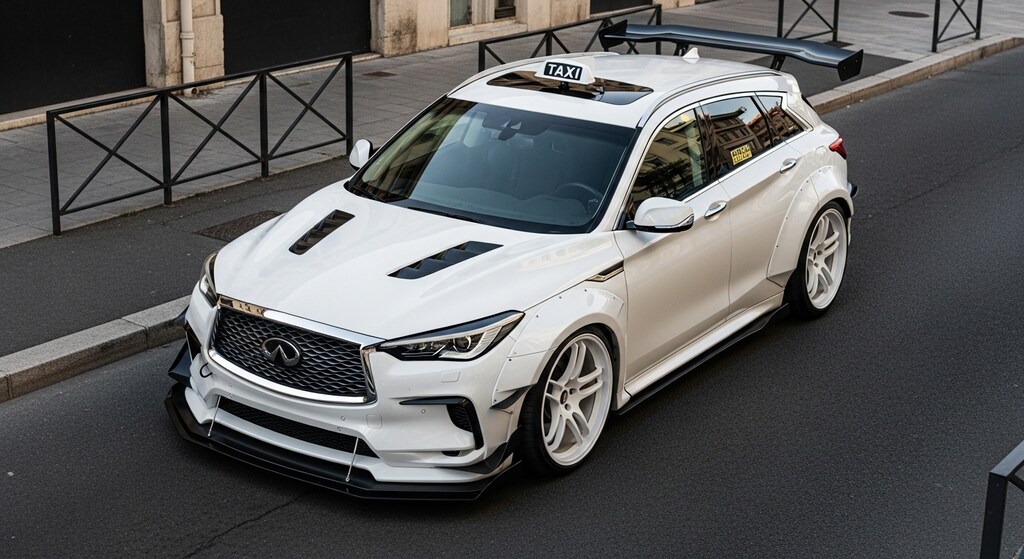 インフィニティFXタクシーのドリ車