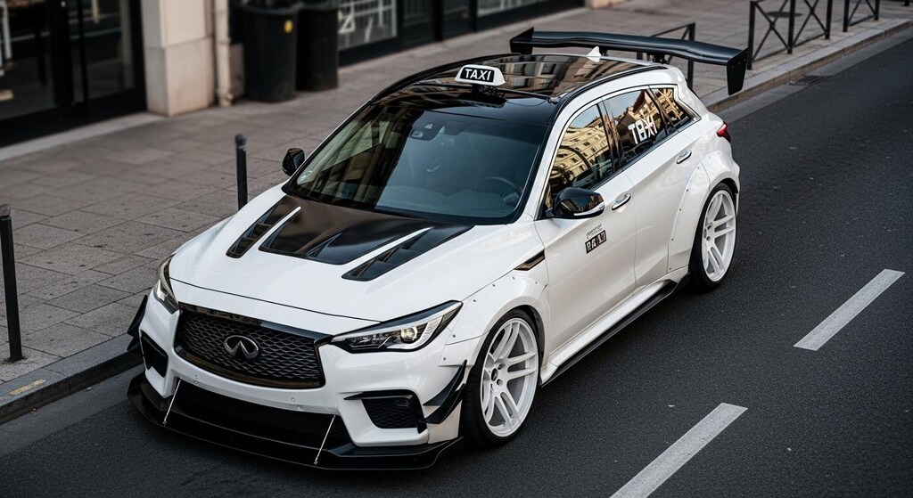 インフィニティFXタクシーのドリ車