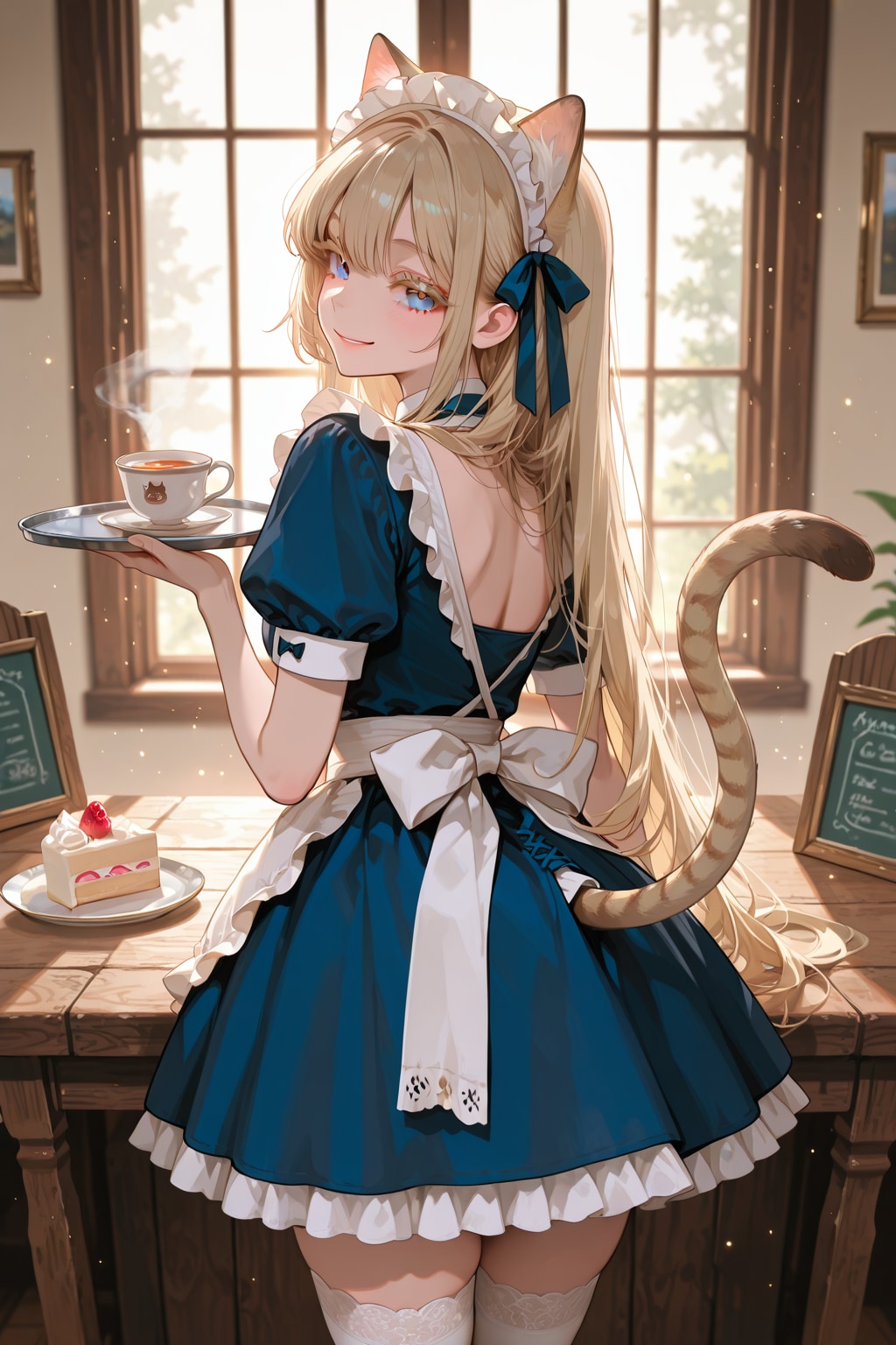 OOLONG猫耳メイド | の人気AIイラスト・グラビア