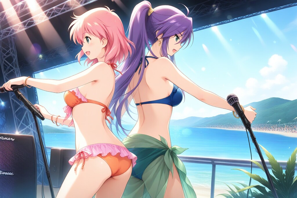二人のステージ