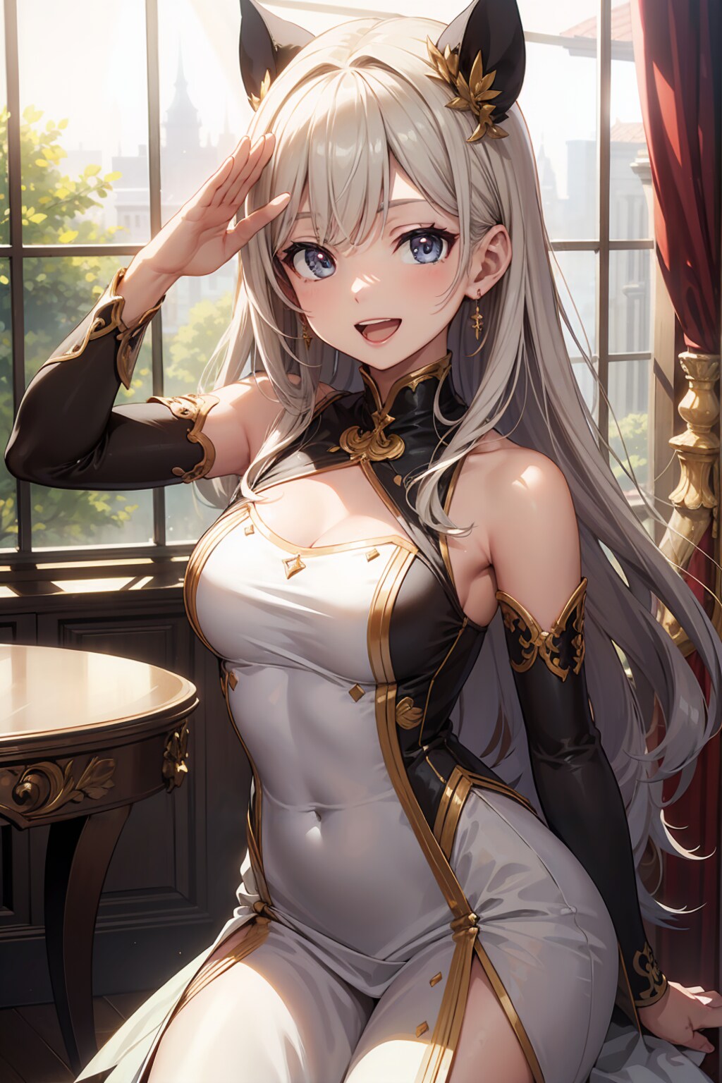 笑顔で挨拶