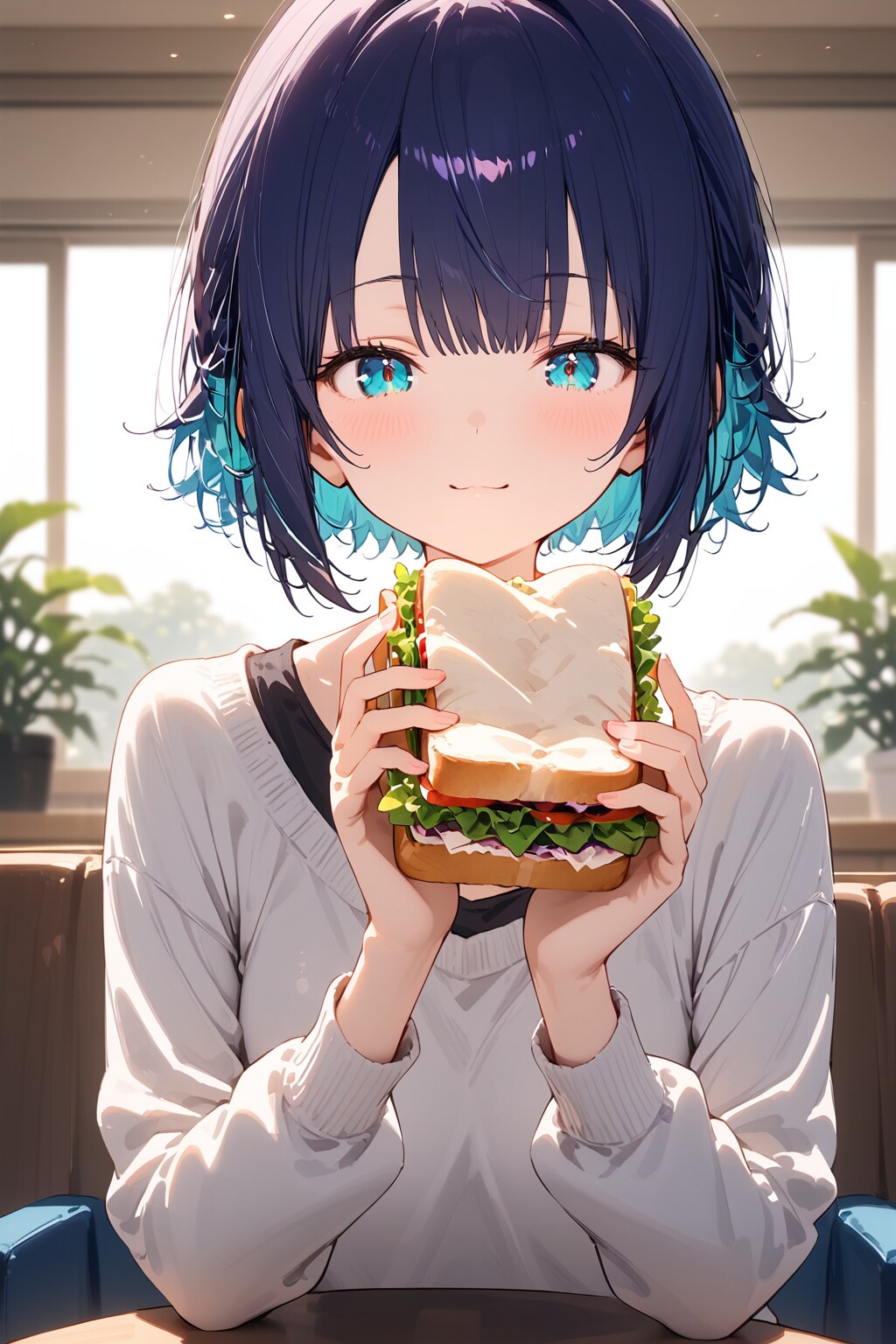 サンドイッチ食べるよ