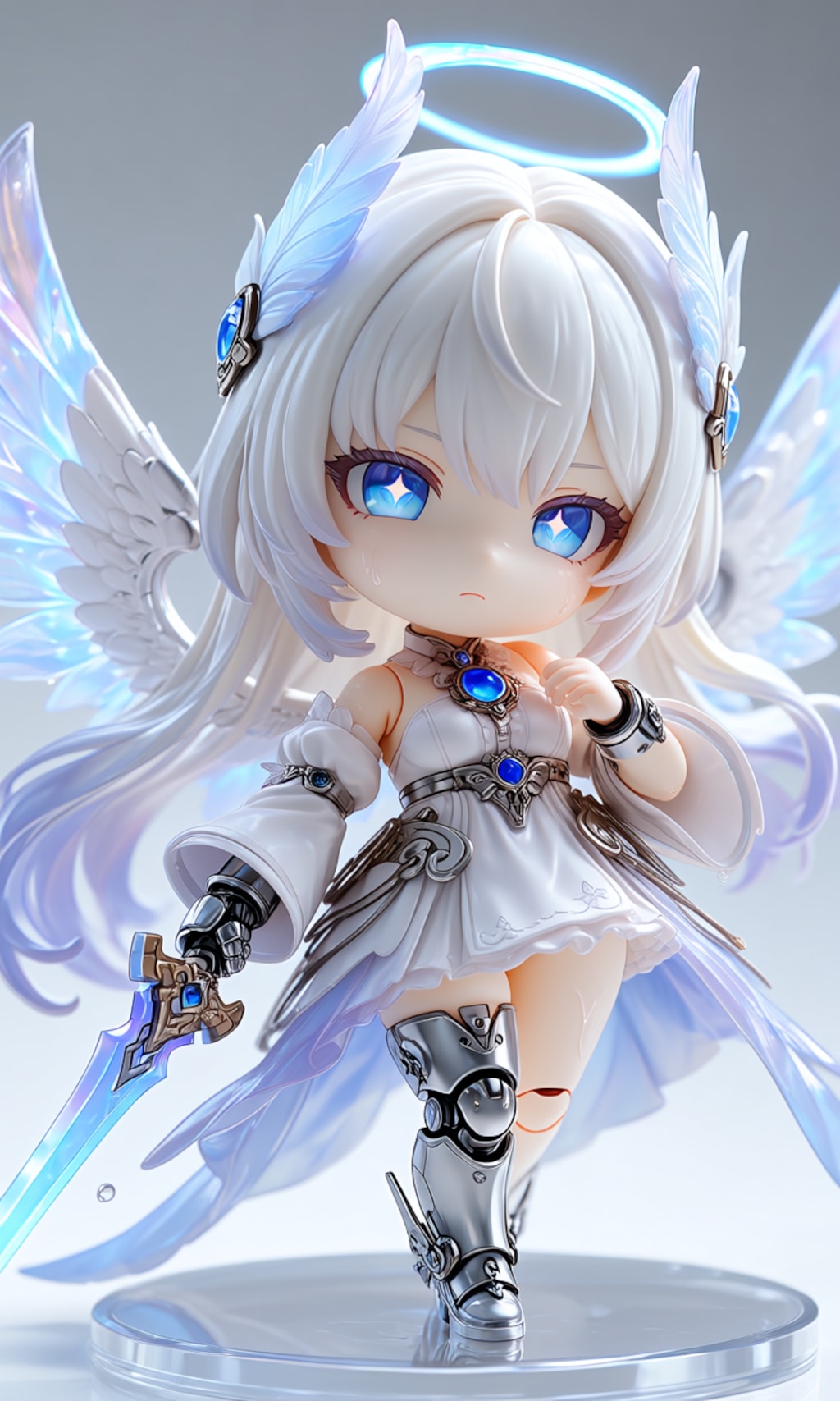 異世界制服少女達　メカ娘　天使の戦士　アクリルねんどろいど